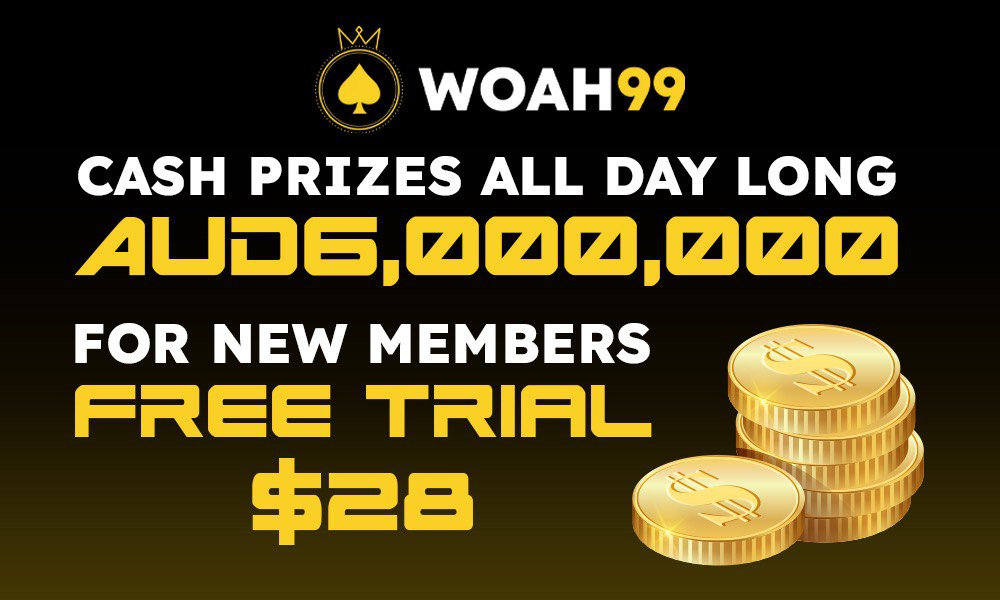 Woah99 cash prize illustration showcasing potential winnings